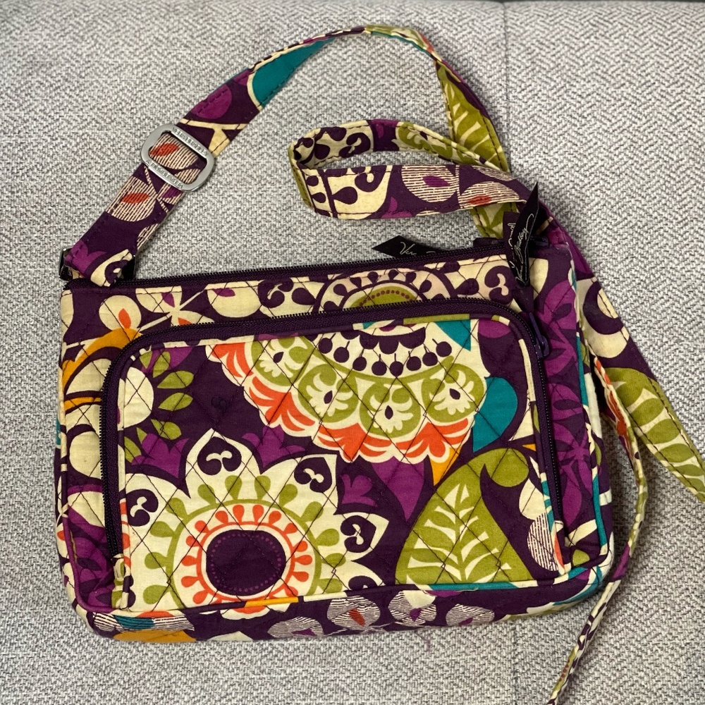 Purple Multicolor Vera Bradley Cross Body
